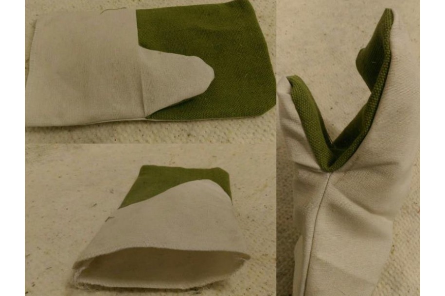 Производство комбинированных рукавиц