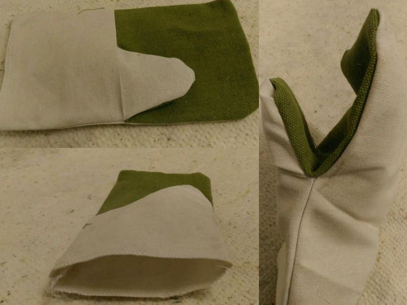 Производство комбинированных рукавиц