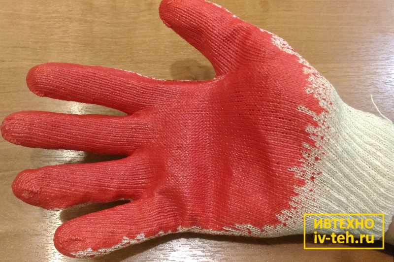 Производство обливных перчаток