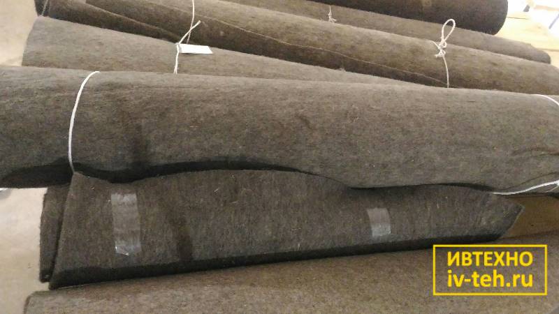 Войлок – технический материал из натуральной шерсти листовой и в рулонах